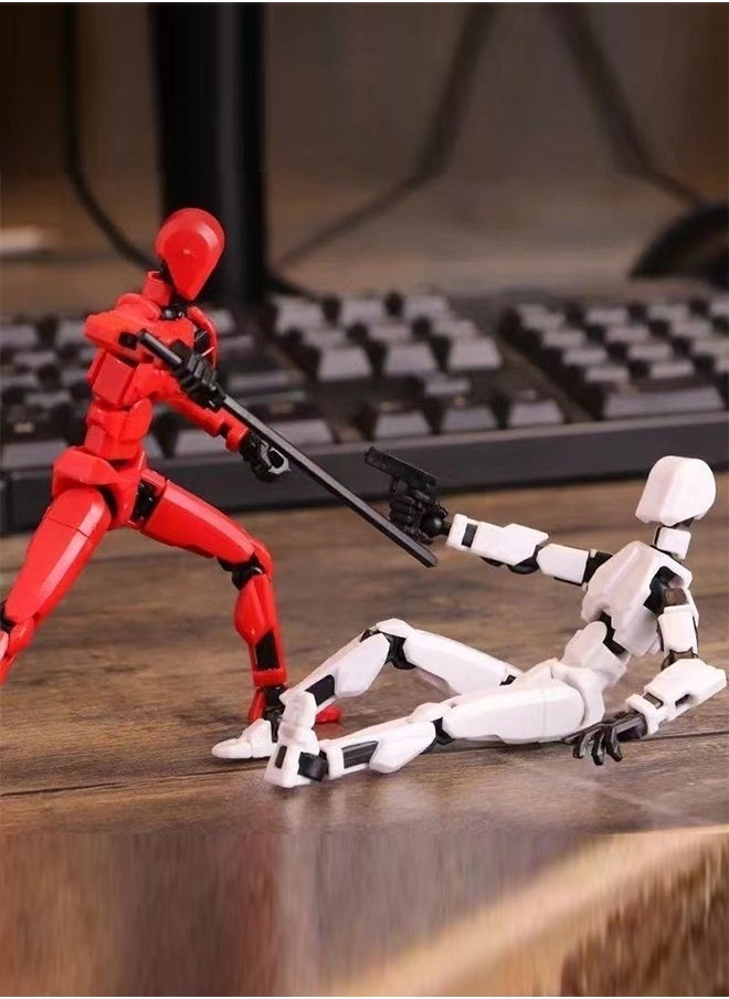 Haidue 11 قطع دمية مطبوعة بتقنية ثلاثية الأبعاد، دمية قابلة للتحريك، يمكن تجميعها يدويًا - Image 2