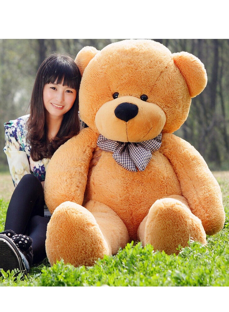 Arabest Cute Teddy Bear, Ultra Soft Plush Doll with Skin Friendly Fabric, Large Size Stuffed Bear for Anniversary, Valentine's Day Gift, Birthday Gift, 100cm(Brown) - Image 5