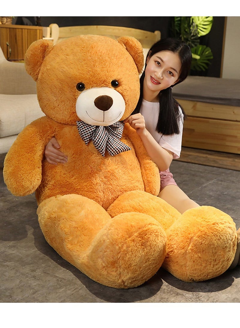 Arabest Cute Teddy Bear, Ultra Soft Plush Doll with Skin Friendly Fabric, Large Size Stuffed Bear for Anniversary, Valentine's Day Gift, Birthday Gift, 100cm(Brown) - Image 3