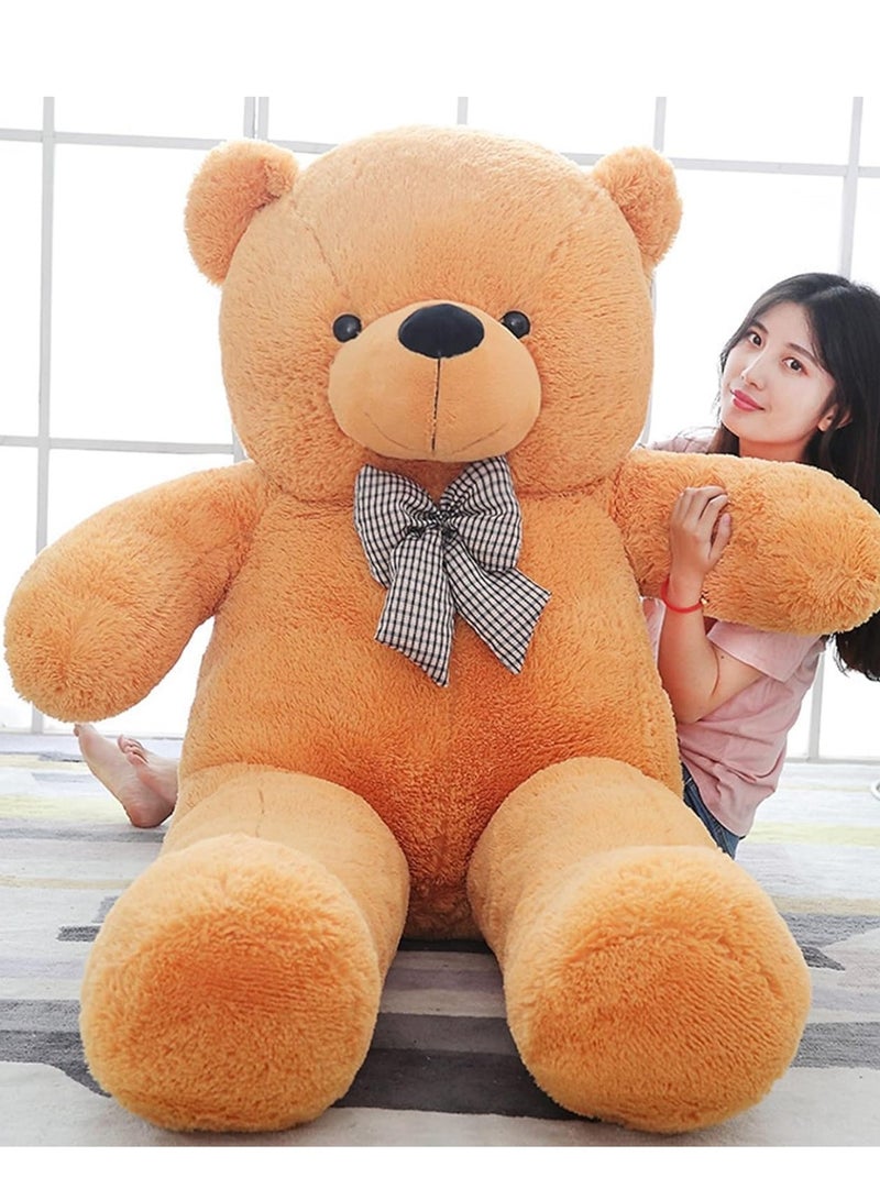 Arabest Cute Teddy Bear, Ultra Soft Plush Doll with Skin Friendly Fabric, Large Size Stuffed Bear for Anniversary, Valentine's Day Gift, Birthday Gift, 100cm(Brown) - Image 4