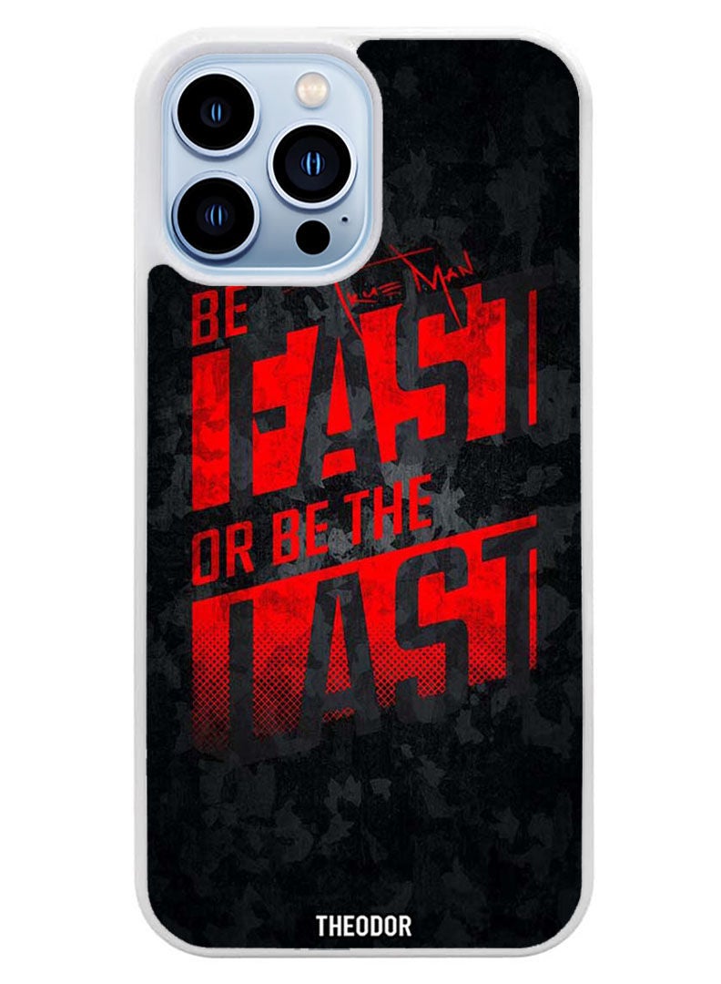 Theodor غطاء حماية لجهاز آبل آيفون 14 برو بي فاست (حافة بيضاء) - Image 1