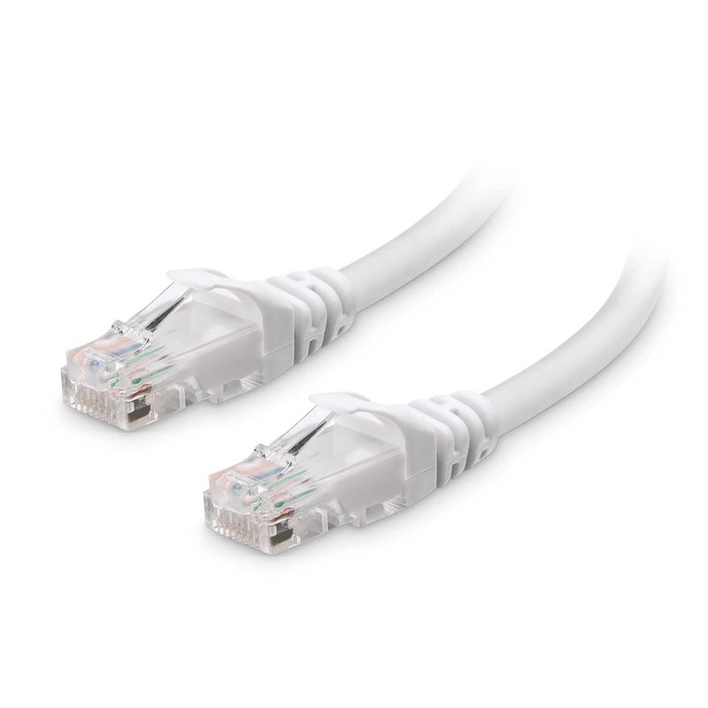 Cable Matters 10Gbps Snagless Cat 6 Ethernet Cable - 9ft, Cat 6 Cable, Cat6 Cord, Ethernet Cord, White - Image 1