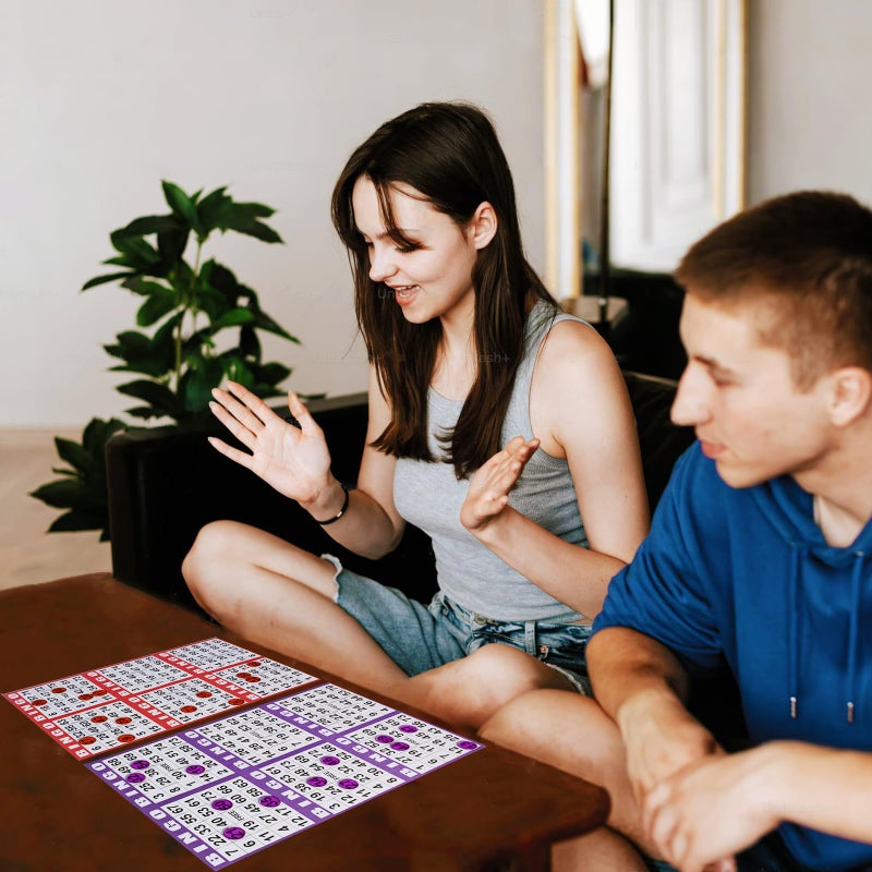 SEETOOOGAMES Bingo Paper Cards Bulk- 6 card-100 Books of 5 Sheets for Large Groups - Image 2
