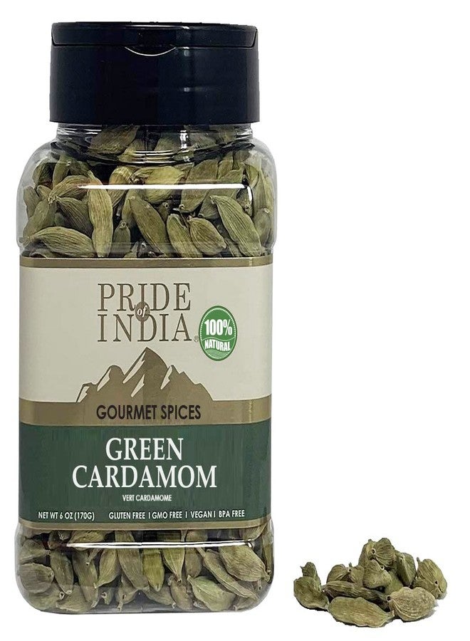 Pride of India Green Cardamom Whole 6 oz | Elaichi Pods for Sweet & Savoury Dishes | Bold & Intensely Aromatic Indian Spice for Curry, Biryani, Masala Tea, Baking, Drinks & Desserts - Image 4