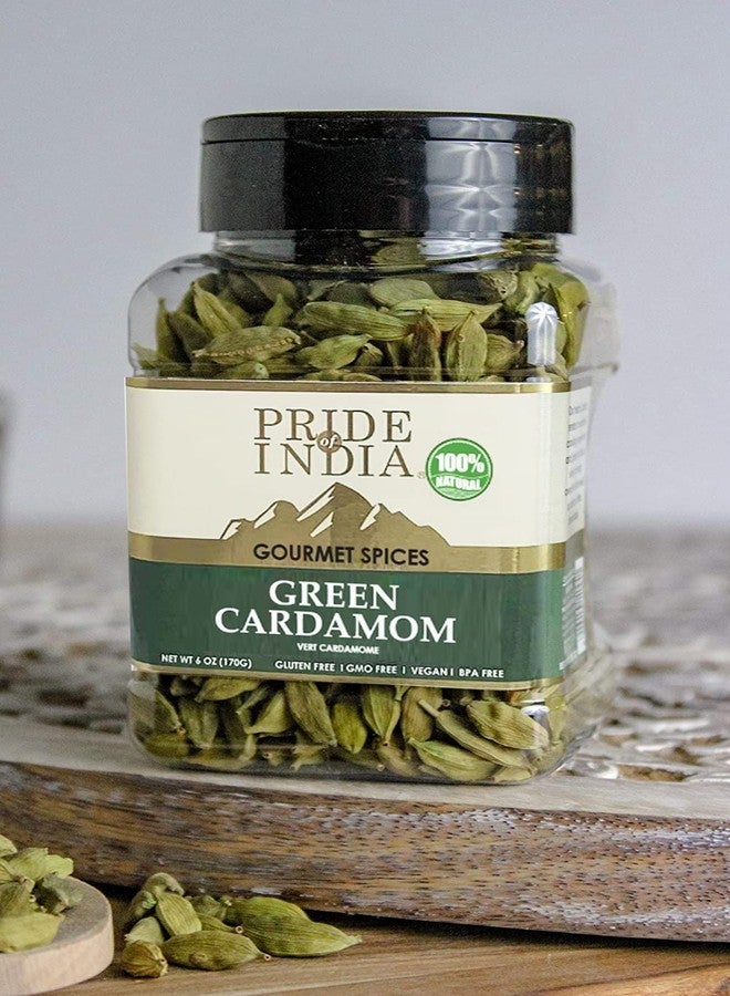Pride of India Green Cardamom Whole 6 oz | Elaichi Pods for Sweet & Savoury Dishes | Bold & Intensely Aromatic Indian Spice for Curry, Biryani, Masala Tea, Baking, Drinks & Desserts - Image 5