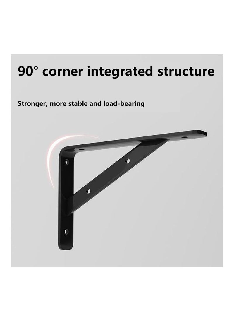 Rightsure - 3pcs Perforated wall shelf Corner bookshelf Corner wall shelf Triangular shelf Corner wall-mounted Corner storage cabinet Corner cabinet Triangular storage cabinet Corner storage rack Corner cabinet - Image 1