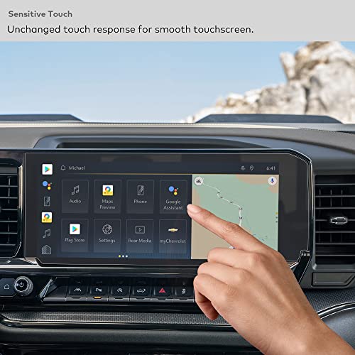 INNOSURE Glass Screen Protector for 2022/2023/2024/2025/2026 Chevrolet Silverado 1500 & GMC Sierra 1500, 2500HD 3500 HD 13.4" Touchscreen Anti Glare (Matte) - Image 5