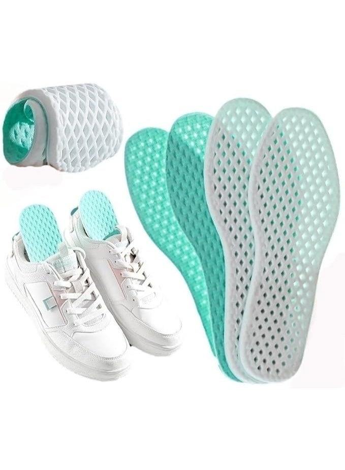 DUNISO 3 Pairs Breathable Insoles，Memory Foam Insoles,Sports Shoe Insoles,Comfort Cushioning Shoe Inserts，Soft and Comfortable，Cuttable,for Men,285cm - Image 1