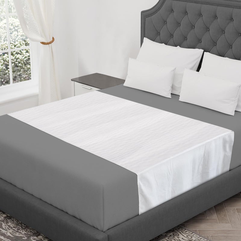 CoolShields Waterproof Bed Pads Incontinence 60" x 36" (Queen) Washable Reusable Mattress Protector Bedwetting Pad for Kids, Adults, Elderly, and Pets - Image 1