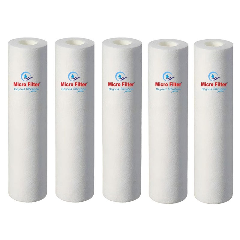 Micro Filter 'S Polypropylene 10 INCH Spun Filter 1 Micron (Pack of 5) - Image 1