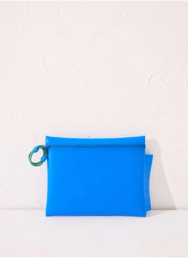 women'secret Blue waterproof bikini swimwear bag