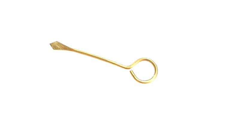 Generic Brass Thiri KambiVilakku Thiri ThoondiDiya thiri thundiWick Stimulator 35 Inches  - Image 1