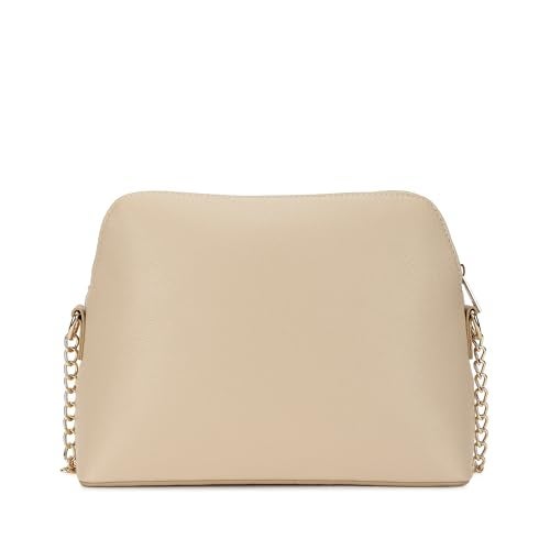 Fastrack Velvet Touch Sling Bag for Women| Faux Leather Sling With Gold Chain Accents | Chic Compact Crossbody with Top Zip Closure | Trendy Women's Handbags | Stylish Bags for Girls - Image 5