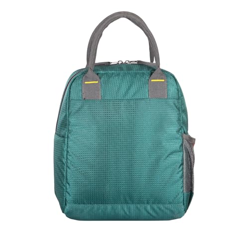 Outrider Polyester Jumbo Lunch Bag,Lunch Bag for Office Men, Women and Kids, Quality Tiffin Bag for School, Picnic, Work, Carry Bag for Lunch Box, 12 litres, Green - Image 5