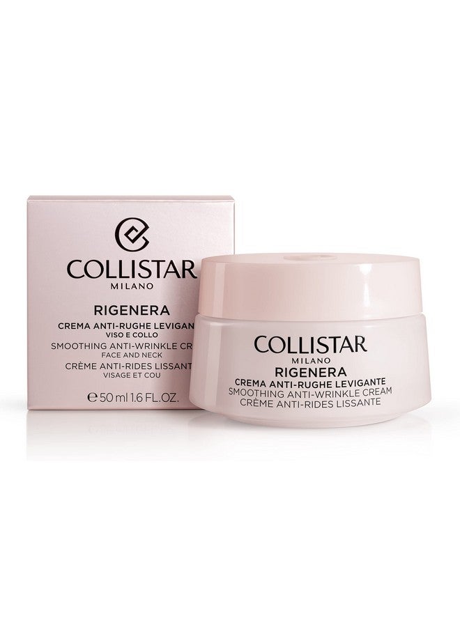 COLLISTAR Rigenera Smoothing Anti Wrinkle Cream Face And Neck 50 Ml 1.6 Fl Oz Made In Italy [Italian Import] - Image 2