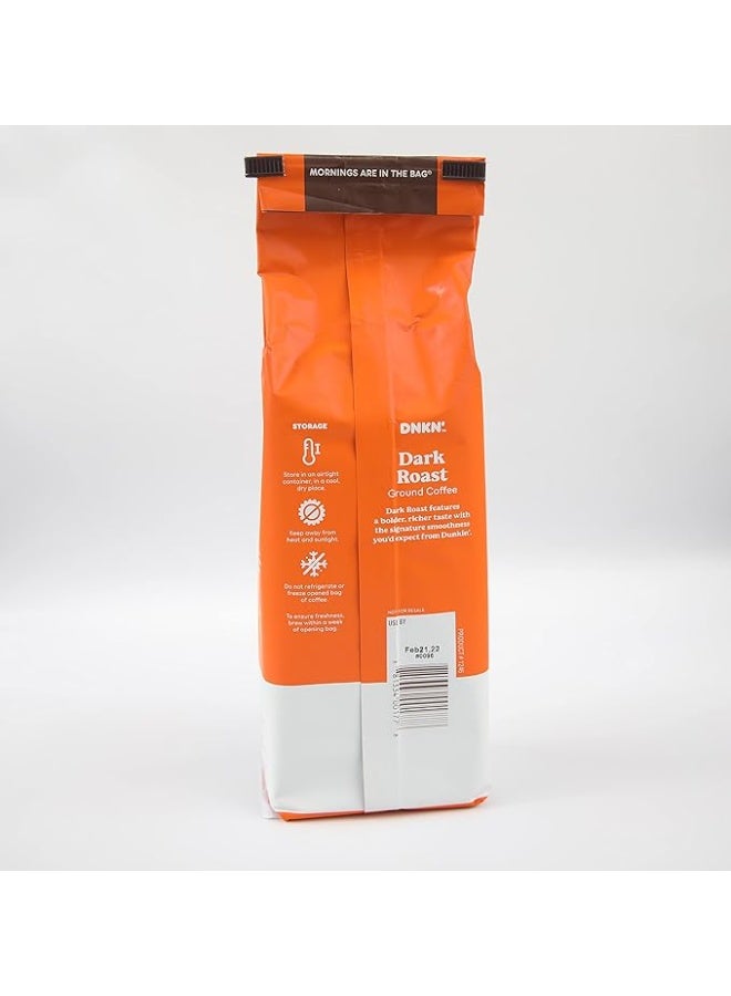 Dunkin Donuts Dunkin' Donuts Ground Coffee - Dark Roast, 453 g - Image 2
