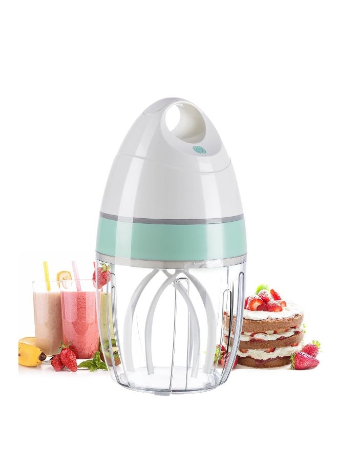 Egg Stand Mixer, Electric Kitchen Mixer, Egg Stand Shampoo Frother Milk Frother Hands-free Mixer, Electric Whisk Drink Mixer for Food Whipping, Whisk Egg White, Cake Mixer, Milk Foamer Frother  - Image 1