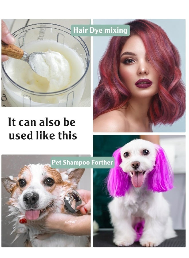 Egg Stand Mixer, Electric Kitchen Mixer, Egg Stand Shampoo Frother Milk Frother Hands-free Mixer, Electric Whisk Drink Mixer for Food Whipping, Whisk Egg White, Cake Mixer, Milk Foamer Frother  - Image 3