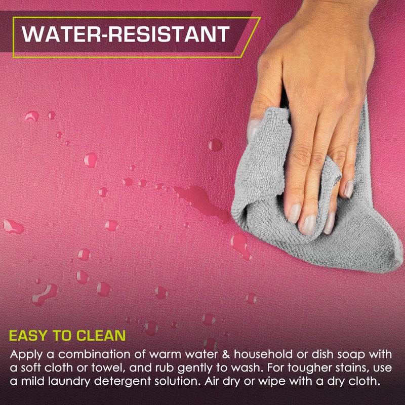 ProsourceFit Tri-Fold Folding Exercise Mat - Pink - Image 3