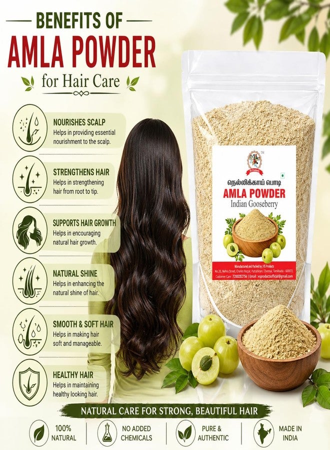 VS Products Pure Amla Powder, 25g Herbal Hair Pack | Indian Gooseberry Powder - Image 2