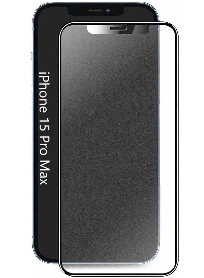 Raxoom Screen protector compatible with Iphone 15 Pro Max 5G Matte Screen Protector Anti-Glare Anti-Fingerprint 3D Touch Easy Install,Matte Finish Surface film Iphone 15 Pro Max Matte Glass - Image 1