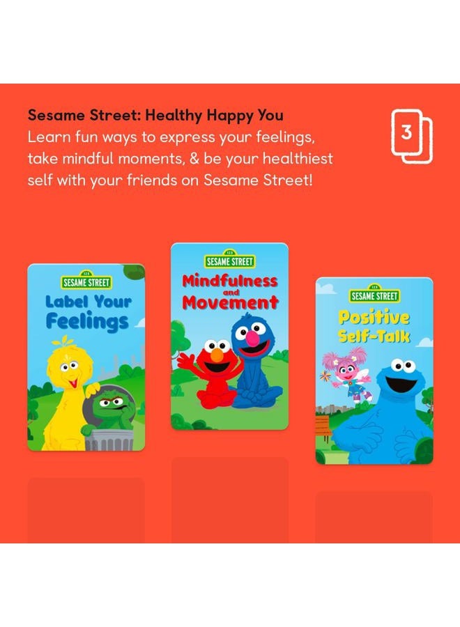 Yoto Sesame Street: Pack #1: Healthy Happy You - 3 Kids Audio Cards for Use with Player & Mini All-in-1 Audio Player, Screen-Free Listening with Fun Playtime, Bedtime & Travel Stories, Ages 3+ - Image 2