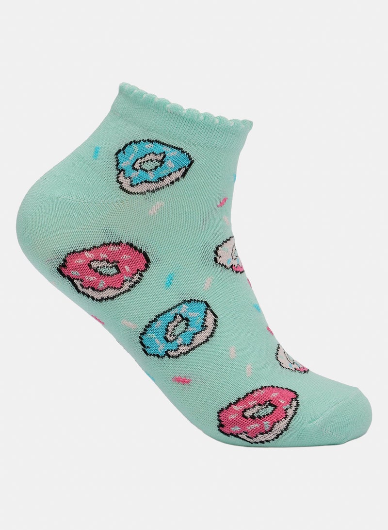 Carina Cookies Girly Donut Socks - 2 Pairs - Image 2