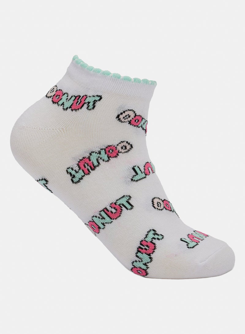 Carina Cookies Girly Donut Socks - 2 Pairs - Image 3