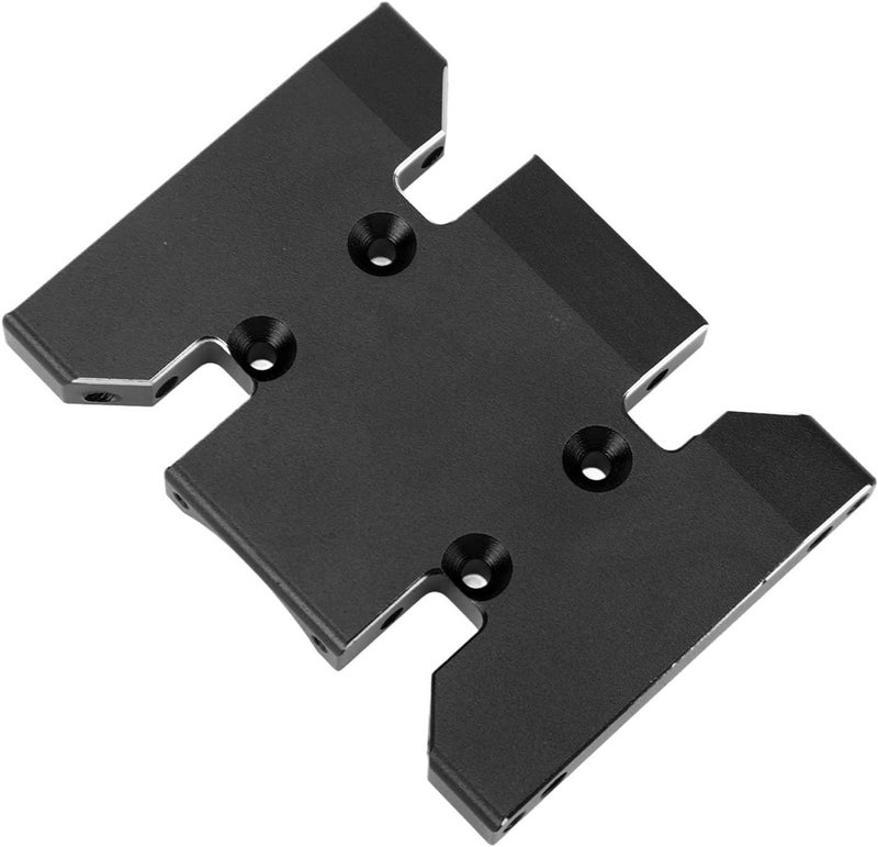 Gearbox Skid Plate Aluminum Alloy High Strength Transmission Mount for SCX10 PRO RC Car Chassis Upgrade (Black) - Image 2