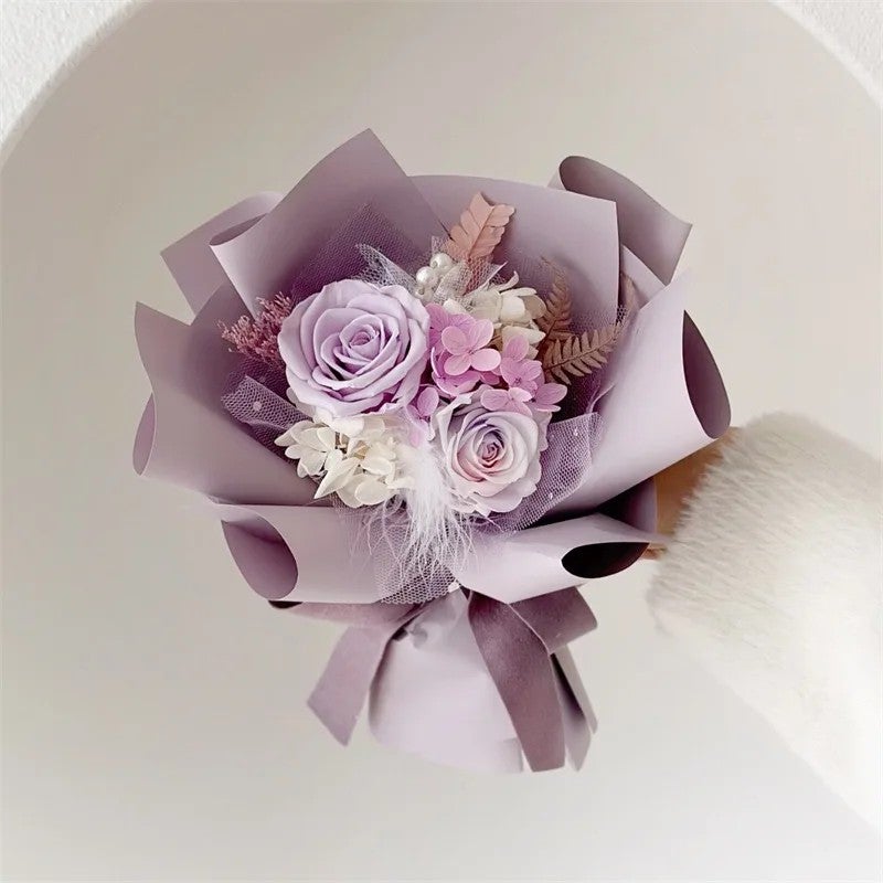 Bluejw Colorful Dried Flower Bouquet Mini, Natural Dried Plants for DIY Crafts, Valentine's Day Gift, Home Decor, Luxury Handmade Material - Image 5