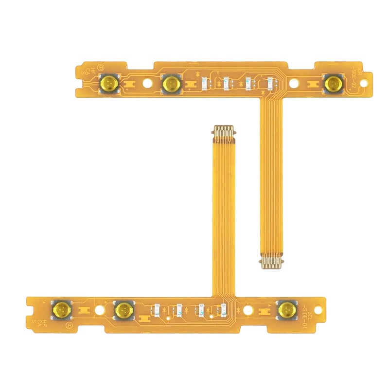 Mcbazel Replacement SL SR Left Right Sync Button Ribbon Flex Cable Set for NS Switch NS Joy-Con Controller Repair Spare Parts (NOT for Switch 2) - Image 1