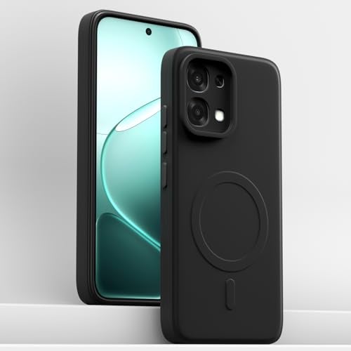 Pikkme Back Cover for Oppo F31 5G / Oppo F33 5G Soft Matte Silicone Mag-Safe Design (Mag-Safe Not Support) Camera Protection | Slim Fit Bumper Cover (Black) - Image 2