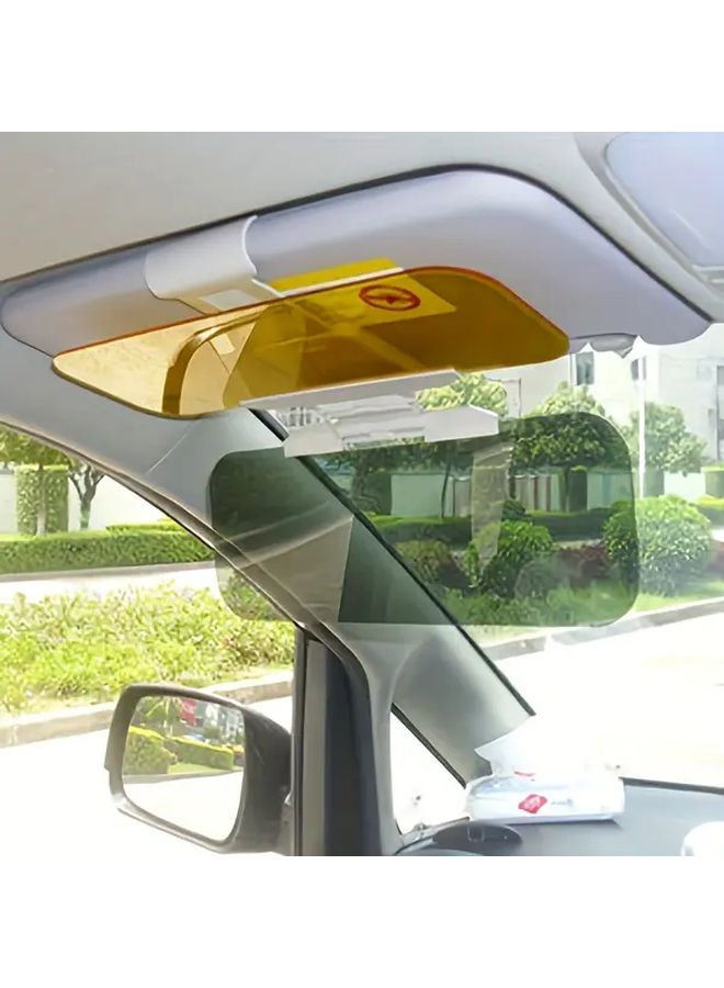 2 In 1 Adjustable Car Sun Visor Day Night Driving Glasses 12 6x4 3 Inch Anti Glare Shield - Image 5