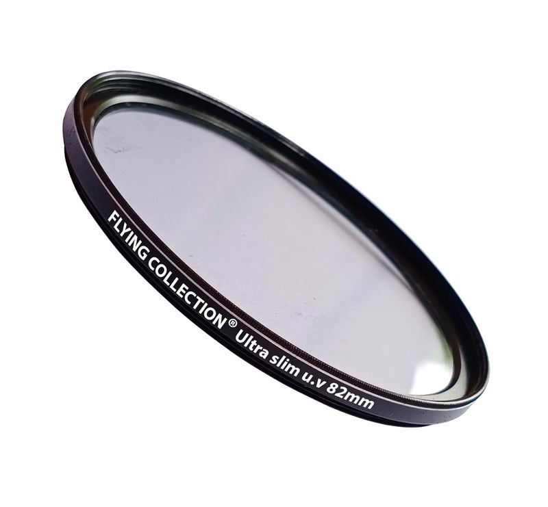 FLYING COLLECTION Camera Lens UV Rays Protection Filter 82 MM -Ultra Slim UV Filter Ring Aluminum Frame,HD/Waterproof Resistant, DSLR Camera Lens, Dust Scratches (82 MM) - Image 5