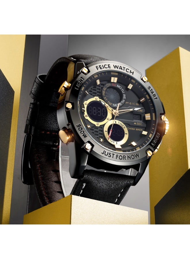 FEICE FK036 Men’s Analog-Digital Sport Watch, Japanese Quartz, Waterproof, Luminous Display - Image 4