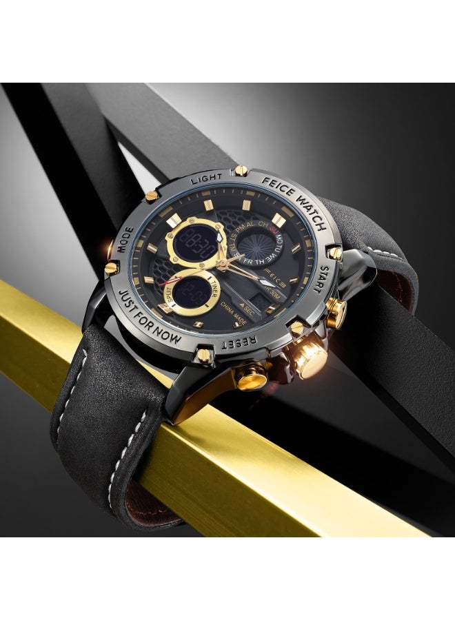 FEICE FK036 Men’s Analog-Digital Sport Watch, Japanese Quartz, Waterproof, Luminous Display - Image 3