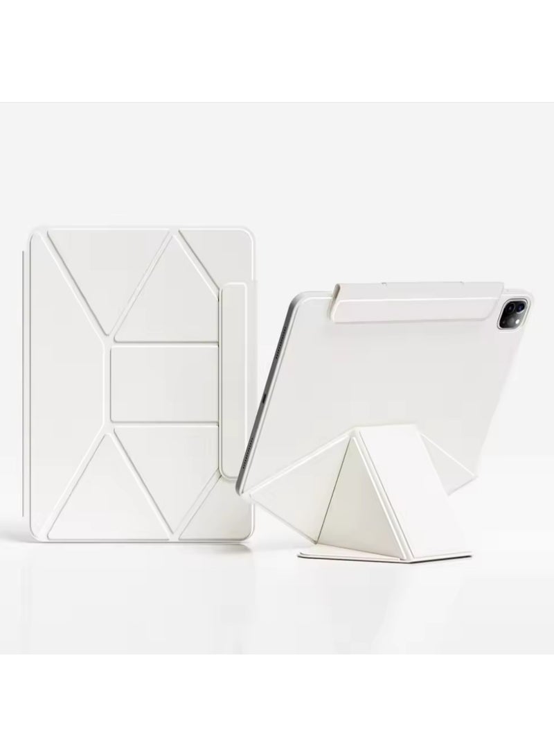 جراب حماية مغناطيسي لجهاز iPad 10 (10.9‘’)/iPad 11 (A16) 【2025】، حامل متعدد الزوايا، جراب حماية مغناطيسي فائق القوة بدون عوائق. جراب رفيع للغاية مع مشبك مدمج قابل للفصل. حامل أقلام جديد مُحسّن وقابل للفصل. - Image 2