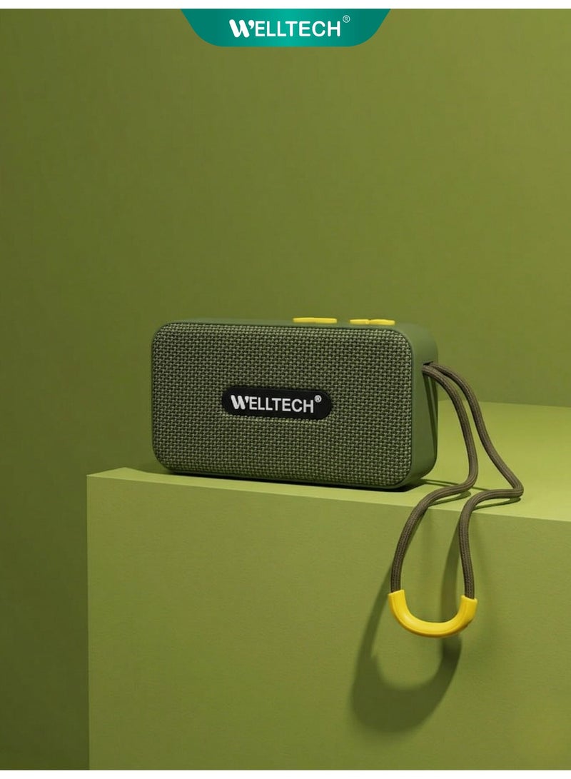 WELLTECH Portable Bluetooth Speaker Wireless Deep Bass Sound Outdoor Speaker with TF Card AUX USB Long Battery for Travel Party – Welltech BOOM30 - Image 1