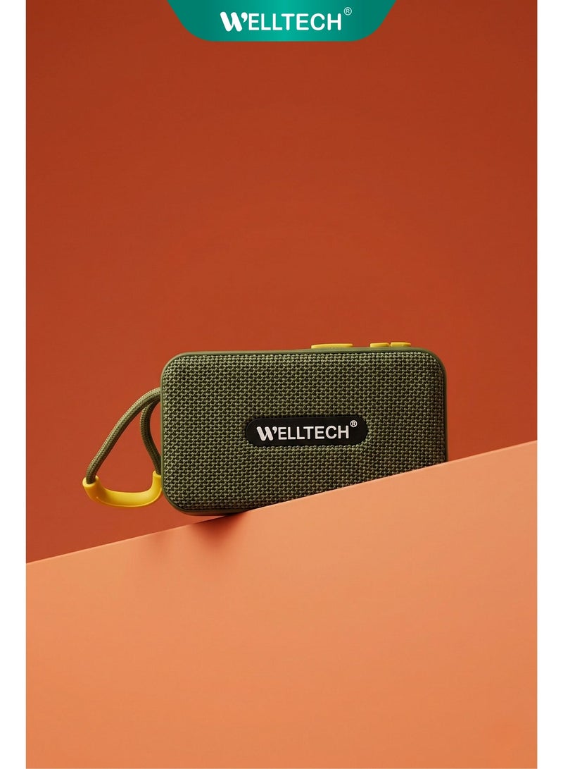 WELLTECH Portable Bluetooth Speaker Wireless Deep Bass Sound Outdoor Speaker with TF Card AUX USB Long Battery for Travel Party – Welltech BOOM30 - Image 3