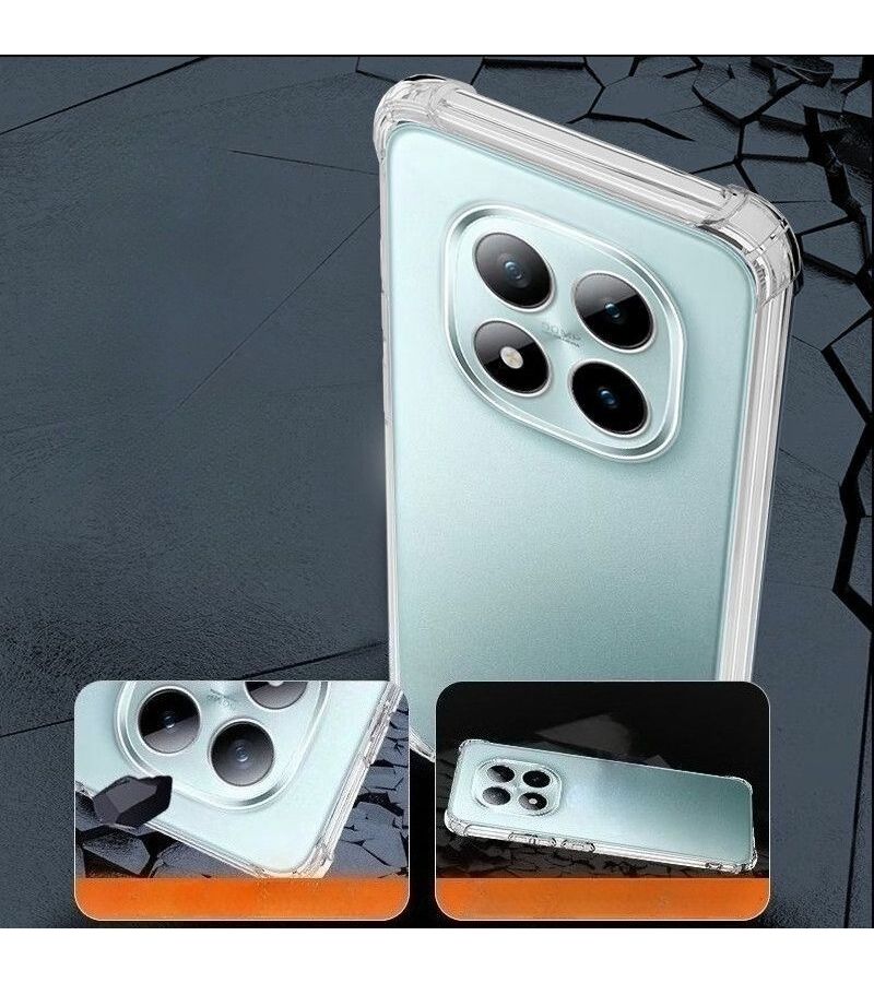 غطاء TPU ناعم شفاف لهاتف ريدمي نوت 15 4G 5G برو بلس مضاد للسقوط - Image 3
