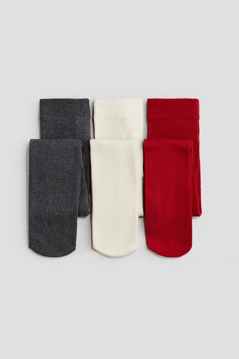 H&M 3-pack fine-knit tights