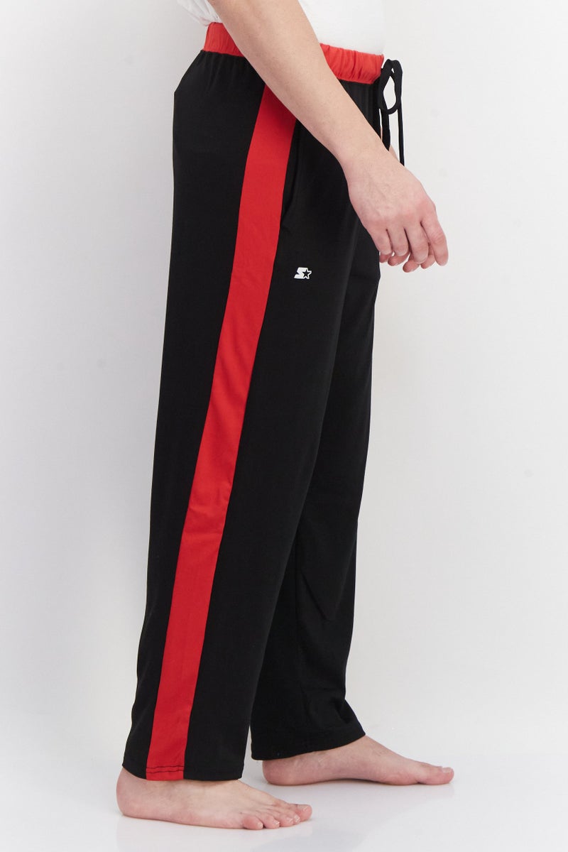 STARTER Men Brand Logo Drawstring Lounge Pants, Black - Image 2