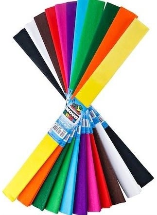 Nova Color - Nc-338 Crepe Paper Set of 10 Mixed Colors - Image 1