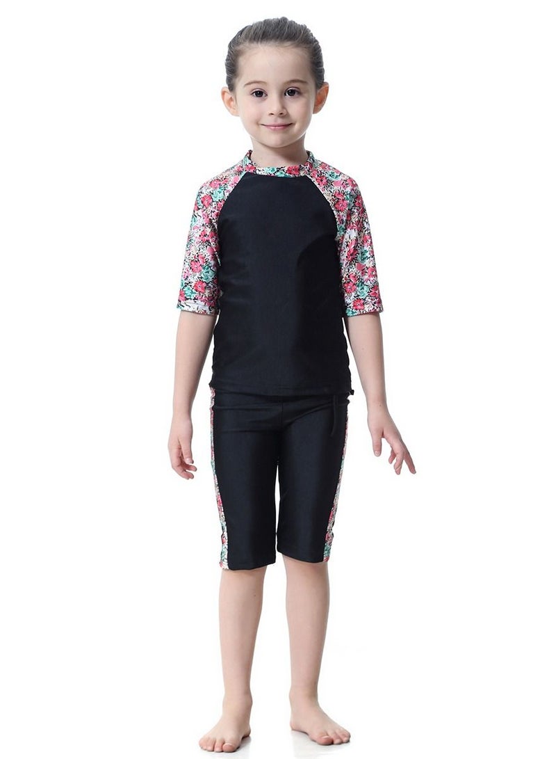Loquat Girl Swimwear 1/2 Sleeve and 1/2 Trousers  - Image 1