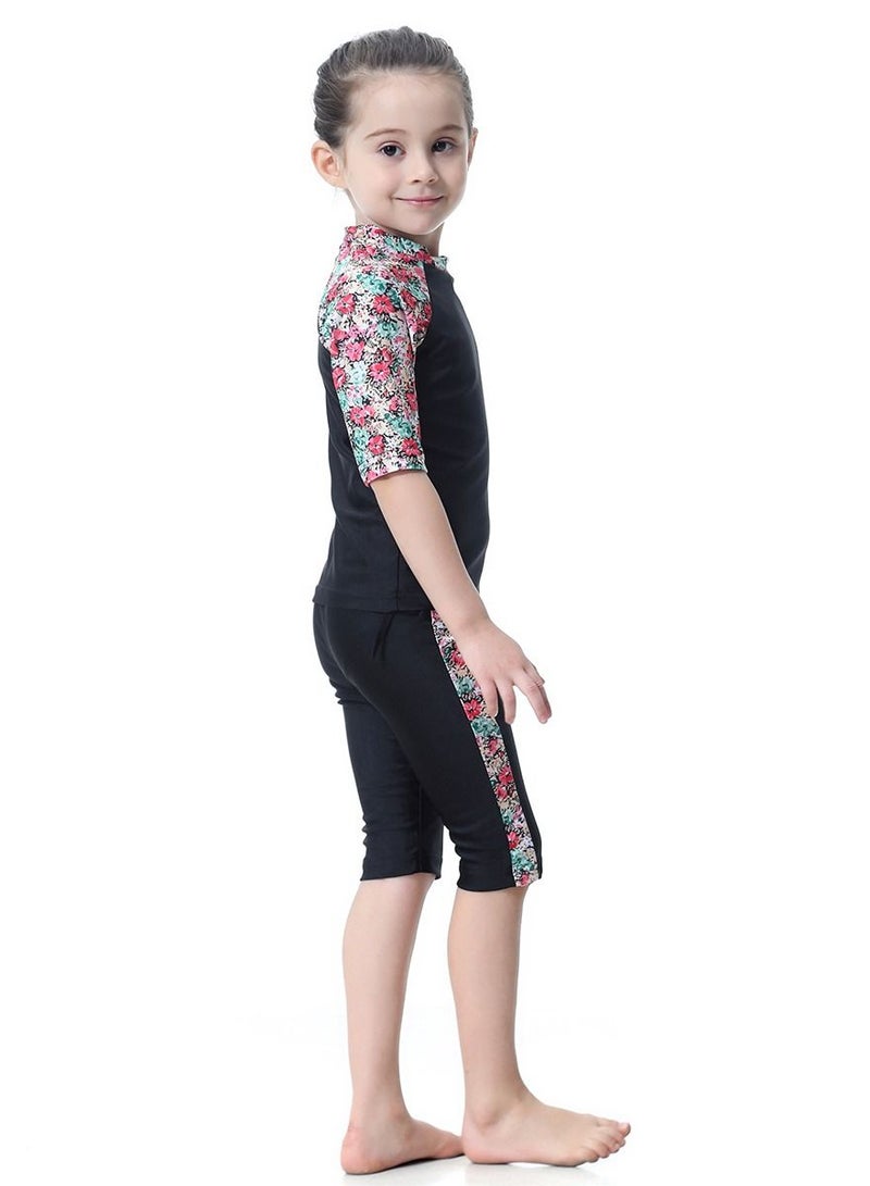 Loquat Girl Swimwear 1/2 Sleeve and 1/2 Trousers  - Image 4