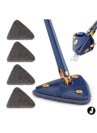 "NEW 360° Rotatable Adjustable Cleaning Mop – 52.1'' Telescopic Triangular Mop with Automatic Water Squeezing Function" - pzsku/Z7C54821F5C181F350225Z/45/_/1739986122/bce0e32e-ed76-4242-9c9b-1bf2fa7c351a