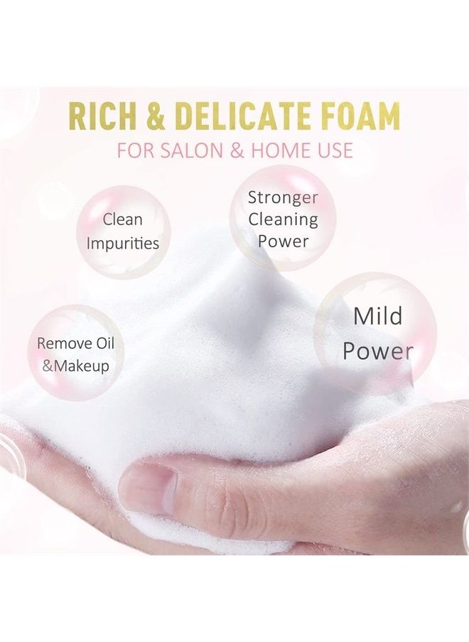 EMEDA - Lash Shampoo for Lash Extensions 100ml/3.38 fl.oz Eyelash Extension Cleanser Oil Free Foam Soap Lash Bath for Cluster Lashes Wash Oil Dustcare,Lash Cleaning Kit with Rinse Bottle Brush - Image 1