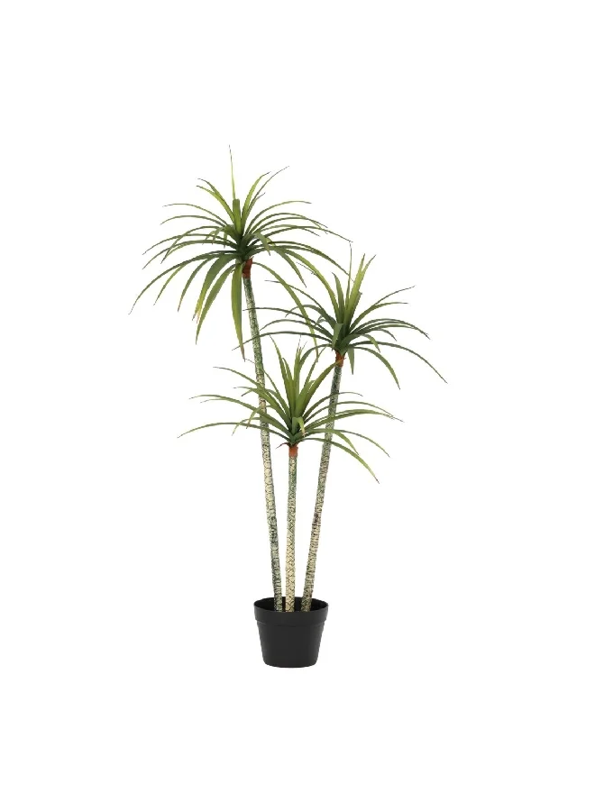 serene Beautiful Life-Like Artificial Dracaena Tree Green 135 x 38 x 20 cm 90390