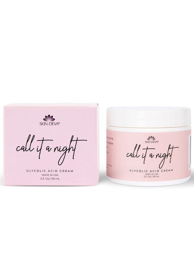 SKIN DEVA Glycolic Acid Cream Exfoliates Skin During Sleep - Brightens, Corrects Dark Spots & Shadows, Evens Skin Tone, Reduces Pores. Natural Glycolic, Kojic, Salicylic Acid, Niacinamide, Retinol, Arbutin - Image 2