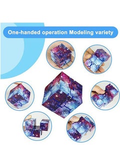 Galaxy Space Cube Fidget Stress Toy